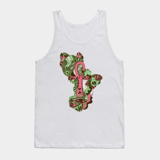 Pink Mint Horus Ankh Tank Top